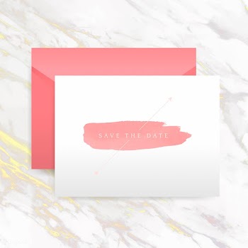 Save the date invitation card vector | Free stock vector - 524471