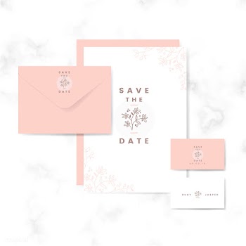 Save the date layout set vector | Free stock vector - 523412