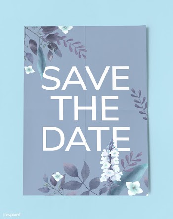 Save the date poster mockup | Free stock psd mockup - 531888