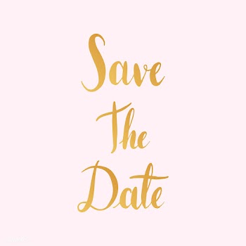 Save the date typography style vector | Free stock vector - 517830