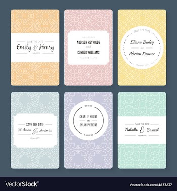 					Save The Date vector image														
