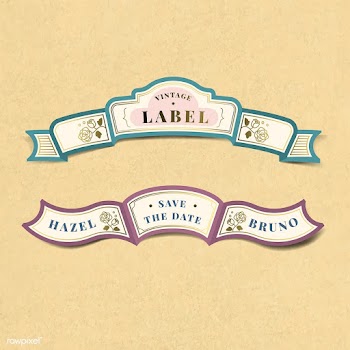 Save the date vintage wedding invitation labe.. | Free stock vector - 542799