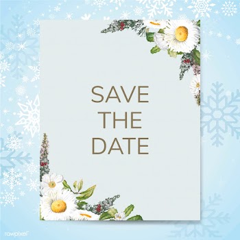 Save the date wedding invitation mockup card .. | Free stock vector - 518907