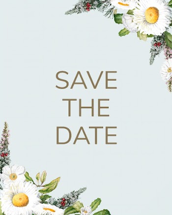 Save the date wedding invitation mockup card .. | Free stock vector - 518908