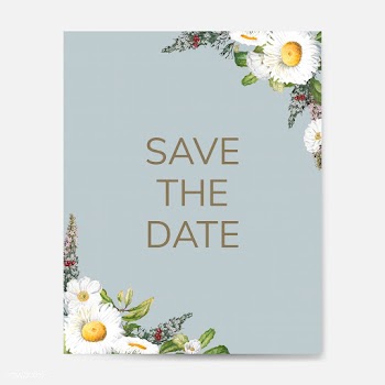 Save the date wedding invitation mockup card .. | Free stock vector - 518916