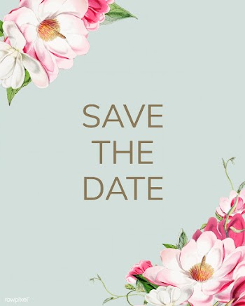 Save the date wedding invitation mockup vecto.. | Free stock vector - 518740