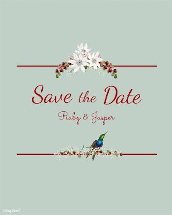 Save the date wedding invitation mockup vecto.. | Free stock vector - 519204