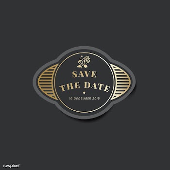 Save the date wedding invitation vintage stic.. | Free stock vector - 542763
