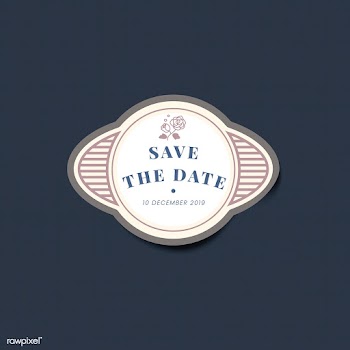 Save the date wedding invitation vintage stic.. | Free stock vector - 542791