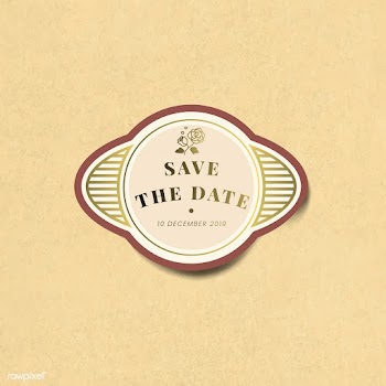 Save the date wedding invitation vintage stic.. | Free stock vector - 542840