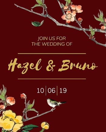Save the date with floral design vector | Free stock vector - 523664