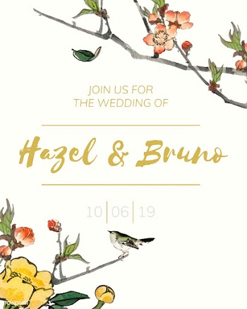 Save the date with floral design vector | Free stock vector - 523673