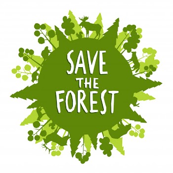Save the forest concept Free Vector