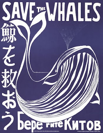 Save the whales (1973) vintage | Free Photo Illustration - rawpixel