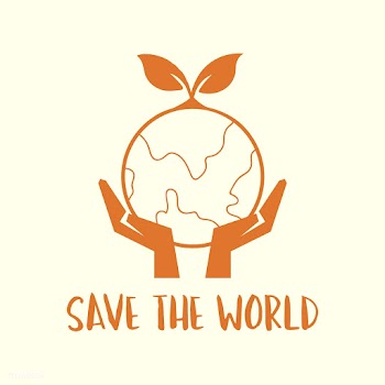 Save the world campaign illustration | Free stock vector - 513359