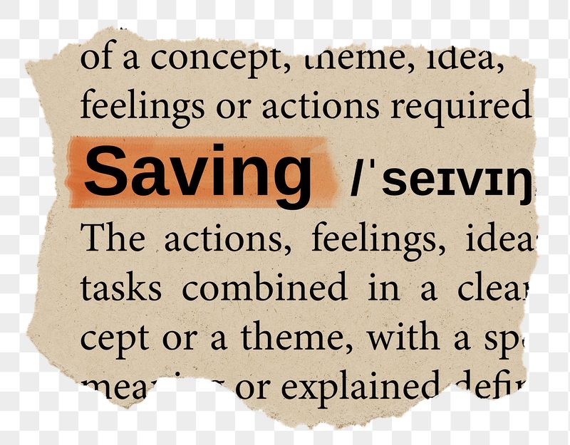 Saving png word sticker, torn | Free PNG - rawpixel