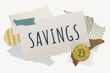 Savings word typography, finance aesthetic | Free PSD - rawpixel