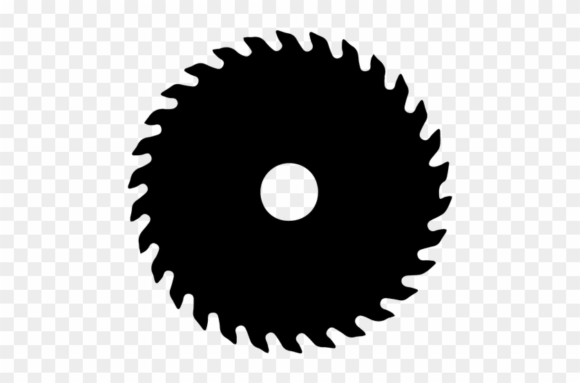 Saw Blade Silhouette Transparent Png - Circle Saw Png