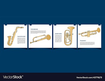 saxophone and trumpet art