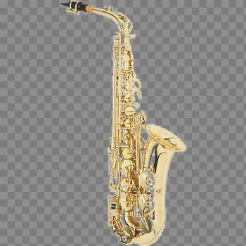 Saxophone Transparent Image