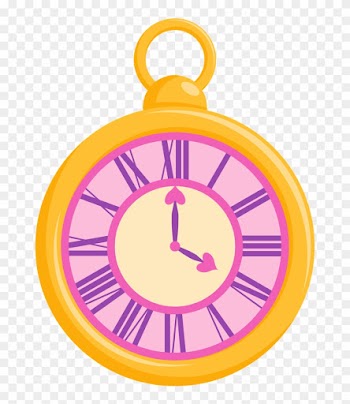 Say Hello - Alice In Wonderland Clock Png