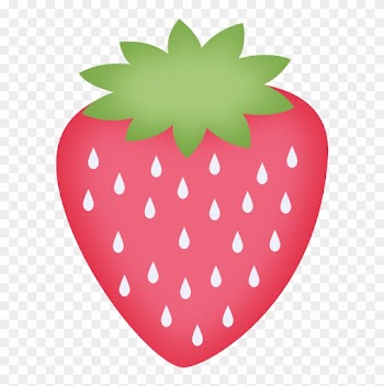 Say Hello Food Clipartfood Itemsstrawberriesfree - Strawberry Clipart