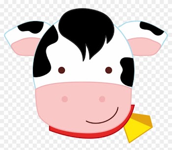 Say Hello - Personalized Cow Baby Blanket