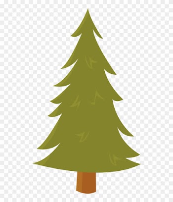 Say Hello - Pine Cartoon Tree
