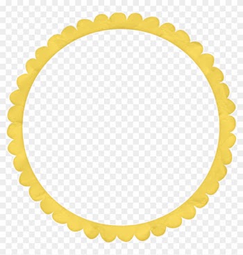 Say Hello Strawberriespicnicsclip Artin - Green Round Frame Png