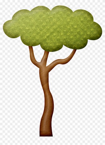 Say Hello - Zoo Tree Clipart