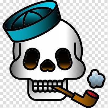 Scalable Graphics Old school (tattoo) Icon, Smoking Skull transparent background PNG clipart
