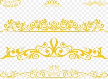 Scalable Vector Graphics - Chinese golden vintage lace 