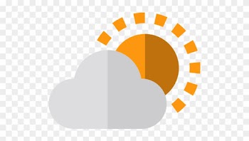 Scalable Vector Graphics Cloud Clip Art - Sunny To Cloudy Weather Icon