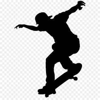Scalable Vector Graphics Ice skating - Skater Boy Silhouette PNG Clip Art Image 