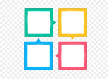 Scalable Vector Graphics Icon - Dialog box, type PPT decorative square 