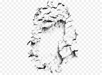 Scalable Vector Graphics Icon - Peeling walls crisscrossed with scars 