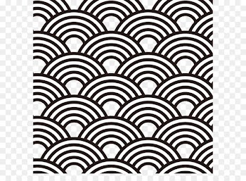 Scale Illustration - Black fish scales 