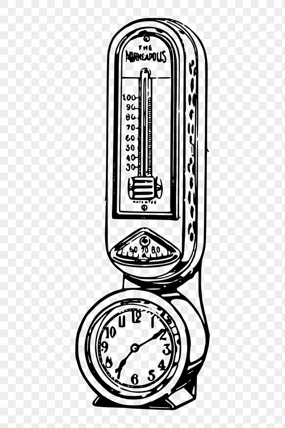 Scale png sticker, vintage measuring | Free PNG - rawpixel