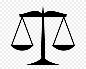 Scales Justice, Law, Measurement, Silhouette, Weight, - Scales Of Justice Vector