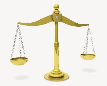 Scales of Justice, object isolated | Free Photo - rawpixel