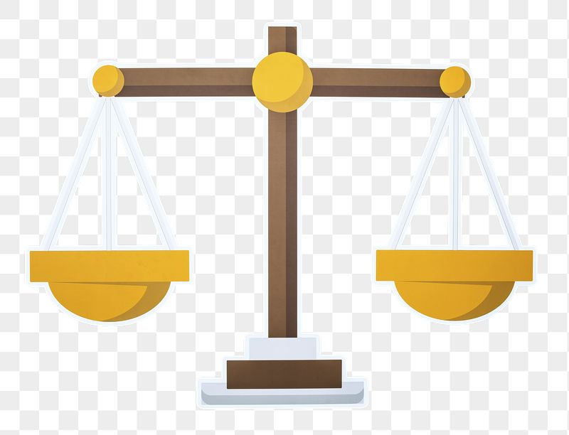 Scales of justice png sticker, | Free PNG - rawpixel