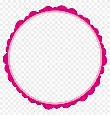 Scallop Label Clipart 4 By Don - Frame Bulat Png