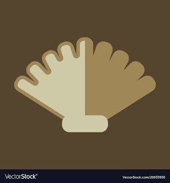 Scallop sea shell sketch style isolated on vector image