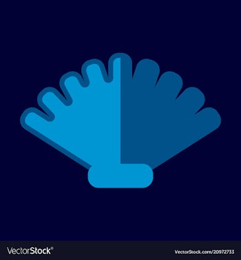 Scallop sea shell sketch style isolated on vector image