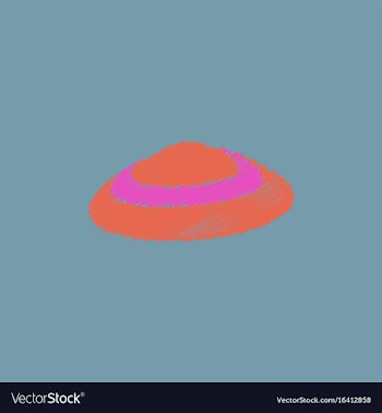 Scallop sea shell sketch style realistic vector image