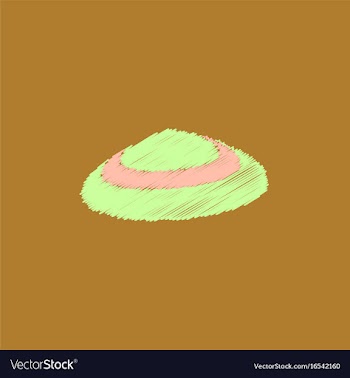Scallop sea shell sketch style realistic vector image
