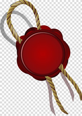 Scalloped edge red ribbon, Euclidean Rope , rope transparent background PNG clipart