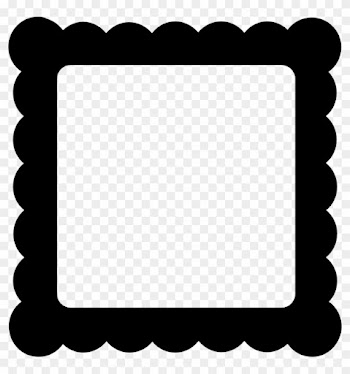 Scalloped Square Clip Art - Frames Free Download