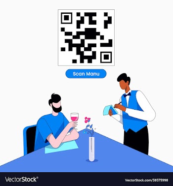 scan restaurant menu concept