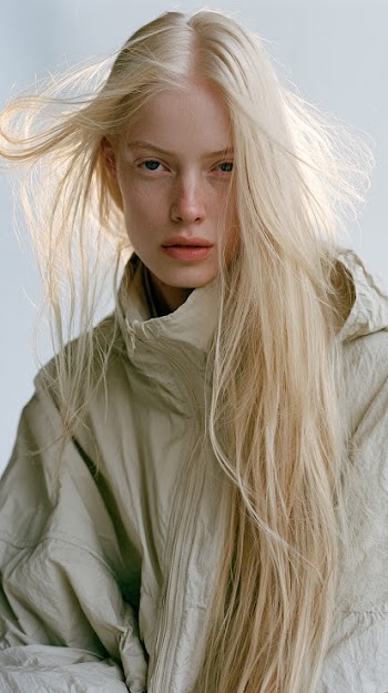 Scandinavian androgynous fashion portrait
